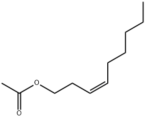 3-Nonen-1-ol, acetate, (3Z)- 结构式