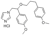 1-[2-(4-甲氧基)-2-[3-(4-甲氧基苯基)丙氧基]乙基]咪唑 结构式