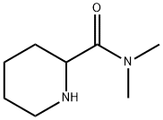 N,N-二甲基-2-哌啶甲酰胺 结构式