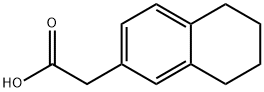 5,6,7,8-四氢萘-2-乙酸 结构式