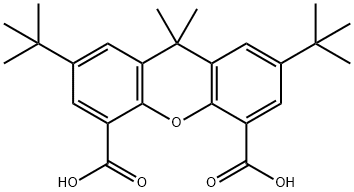 2,7-Di-tert-butyl-9,9-dimethylxanthene-4,5-dicarboxylic acid