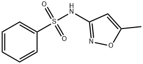 N-(5-methyl-3-isoxazolyl)benzenesulfonamide 结构式