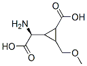 2-(2-carboxy-3-methoxymethylcyclopropyl)glycine 结构式