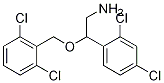 2-(2,6-二氯苄氧基)-2-(2,4-二氯苯基)乙胺 结构式