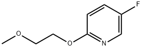 5-氟-2-(2-甲氧基乙氧基)吡啶 结构式
