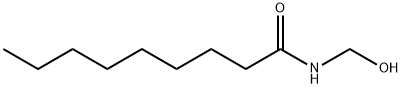 N-(羟甲基)壬酰胺 结构式