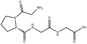 H-GLY-PRO-GLY-GLY-OH 结构式