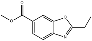 2-乙基苯并[D]噁唑-6-羧酸甲酯 结构式