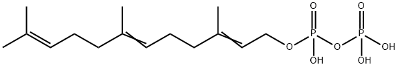 法尼基二磷酸-三铵盐 结构式