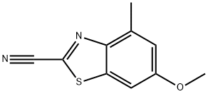 6-甲氧基-4-甲基-2-苯并噻唑羧醛 结构式