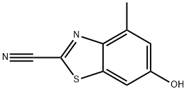 6-羟基-4-甲基-2-苯并噻唑羧醛 结构式