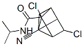 4,7-dichloro-1-cyano-N-isopropyltetracyclo(4.2.0.0.(2,5).0(3,8))octane-4-carboxamide 结构式