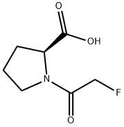 L-Proline, 1-(fluoroacetyl)- (9CI) 结构式