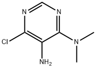 6-氯-N*4*,N*4*-二甲基-嘧啶-4,5-二胺 结构式