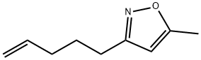 Isoxazole, 5-methyl-3-(4-pentenyl)- (9CI) 结构式