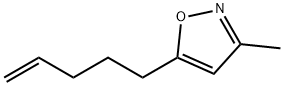 Isoxazole, 3-methyl-5-(4-pentenyl)- (9CI) 结构式