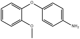 4-(2-甲氧基苯氧基)苯胺 结构式