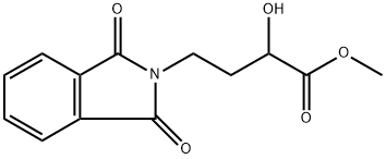 4-(1,3-二氧代异吲哚啉-2-基)-2-羟基丁酸甲酯 结构式