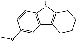 6-甲氧基-1,2,3,4-四氢咔唑 结构式