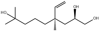 (2R,4R)-4,8-DIMETHYL-4-VINYL-NONANE-1,2,8-TRIOL 结构式