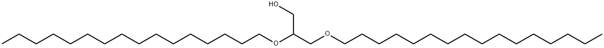1,2-O-双十六烷基-rac-甘油 结构式