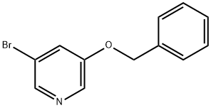 3-苯甲氧基-5-溴吡啶 结构式