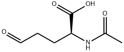 (2S)-2-acetamido-5-oxo-pentanoic acid 结构式