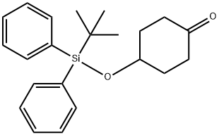 CYCLOHEXANONE, 4-[[(1,1-DIMETHYLETHYL)DIPHENYLSILYL]OXY]- 结构式