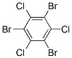 1,3,5-TRIBROMO-2,4,6-TRICHLOROBENZENE 结构式