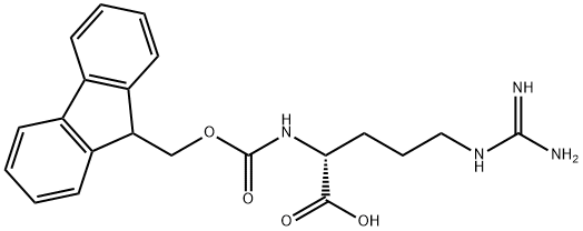 FMOC-D-精氨酸 结构式