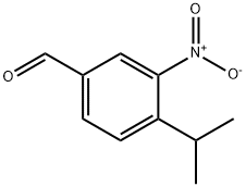 4-异丙基-3-硝基苯甲醛 结构式