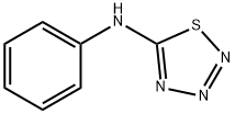 N-苯基-1,2,3,4-噻三唑-5-胺 结构式
