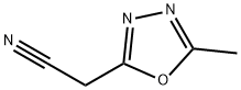 (5-METHYL-1,3,4-OXADIAZOL-2-YL)ACETONITRILE 结构式