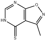 Isoxazolo[5,4-d]pyrimidine-4(5H)-thione, 3-methyl- (9CI) 结构式