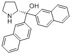 (R)-二-2-萘基脯氨醇 结构式