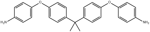 2,2'-双[4-(4-氨基苯氧基苯基)]丙烷 结构式