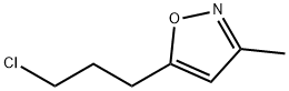 5-(3-氯丙基)-3-甲基异噁唑 结构式