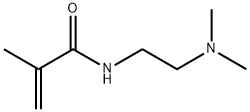 N-[2-(二甲氨基)乙基]甲基丙烯酰胺 结构式