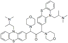 10-(2-Dimethylaminopropyl)-10H-phenothiazin-2-yl(morpholinomethyl) ketone 结构式