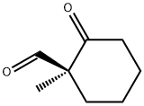 Cyclohexanecarboxaldehyde, 1-methyl-2-oxo-, (S)- (9CI) 结构式