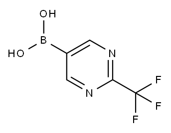 2-三氟甲基嘧啶-5-硼酸 结构式