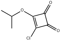 3-氯-4-异丙氧基环丁烯-1,2-二酮 结构式
