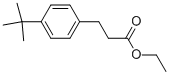3-(4-(叔丁基)苯基)丙酸乙酯 结构式