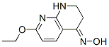 1,8-Naphthyridin-4(1H)-one,7-ethoxy-2,3-dihydro-,oxime,(E)-(9CI) 结构式