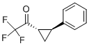 Ethanone, 2,2,2-trifluoro-1-(2-phenylcyclopropyl)-, (1S-trans)- (9CI) 结构式