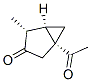 Bicyclo[3.1.0]hexan-3-one, 1-acetyl-4-methyl-, [1R-(1alpha,4alpha,5alpha)]- (9CI) 结构式