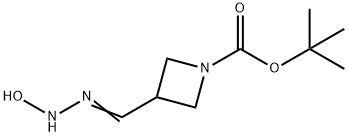 tert-Butyl 3-(N'-hydroxycarbamimidoyl)-azetidine-1-carboxylate 结构式