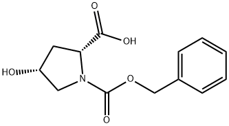 顺式-N-CBZ-L-羟脯氨酸 结构式