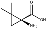 Cyclopropanecarboxylic acid, 1-amino-2,2-dimethyl-, (1S)- (9CI) 结构式