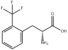 2-三氟甲基-D-苯丙氨酸 结构式